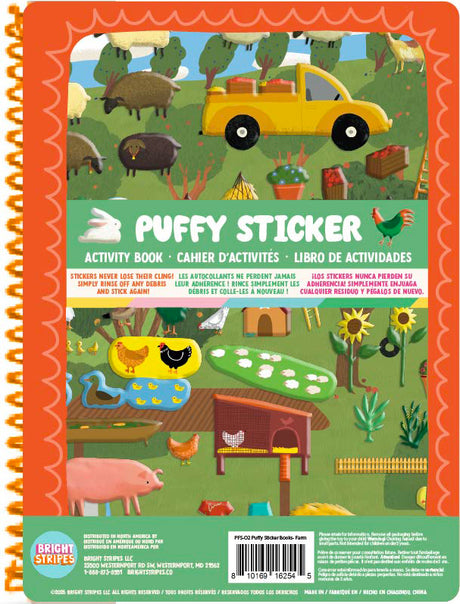 Puffy Sticker Books- Farm