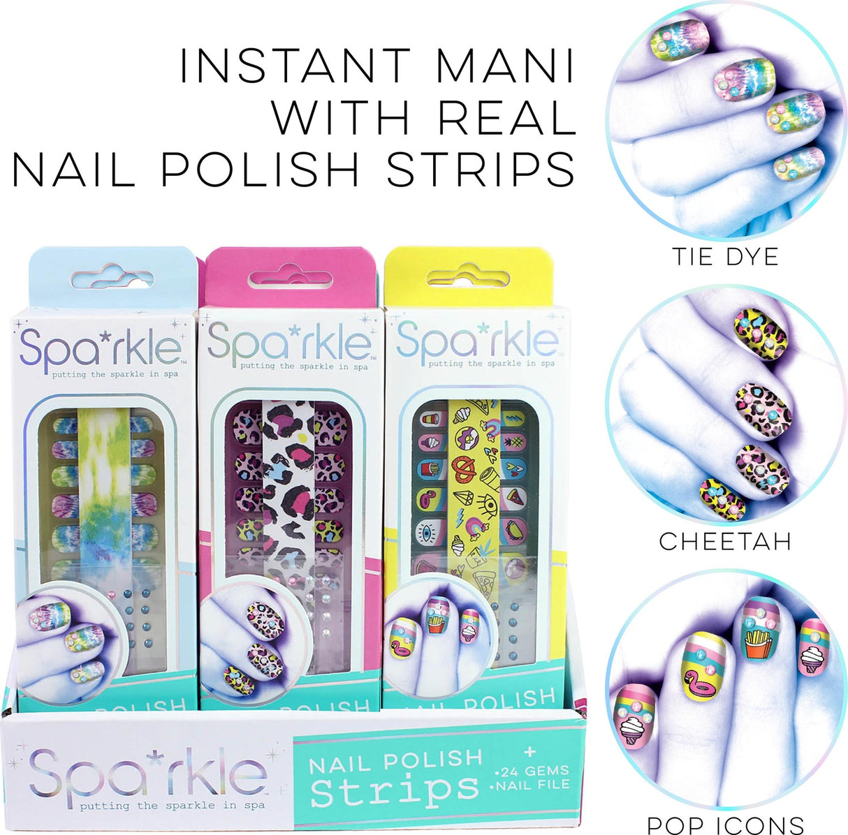Sparkle Nail Polish Strips Pdq Assortment