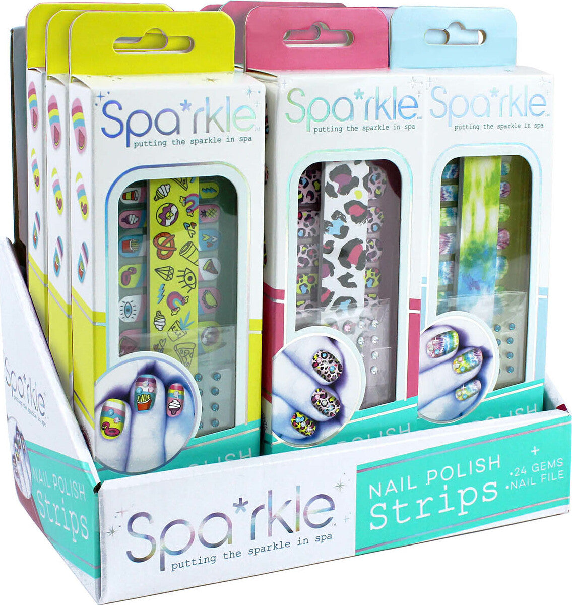 Sparkle Nail Polish Strips Pdq Assortment