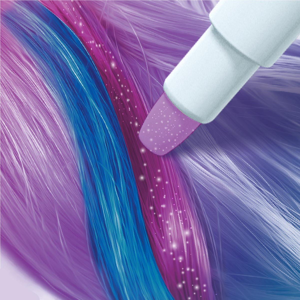 Sparkle 2-pack Hair Chalk Pastels Pdq Assortment