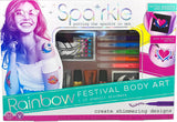 Sparkle Rainbow Festival Body Art