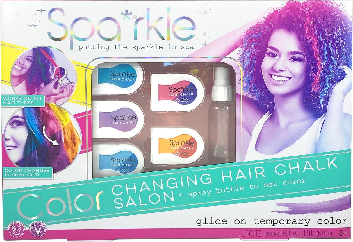 Sparkle Color Changing Hair Chalk Set