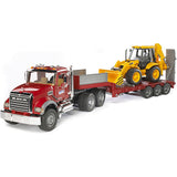 Bruder Mack Flatbed Truck + JCB 4CX Catalog 2012
