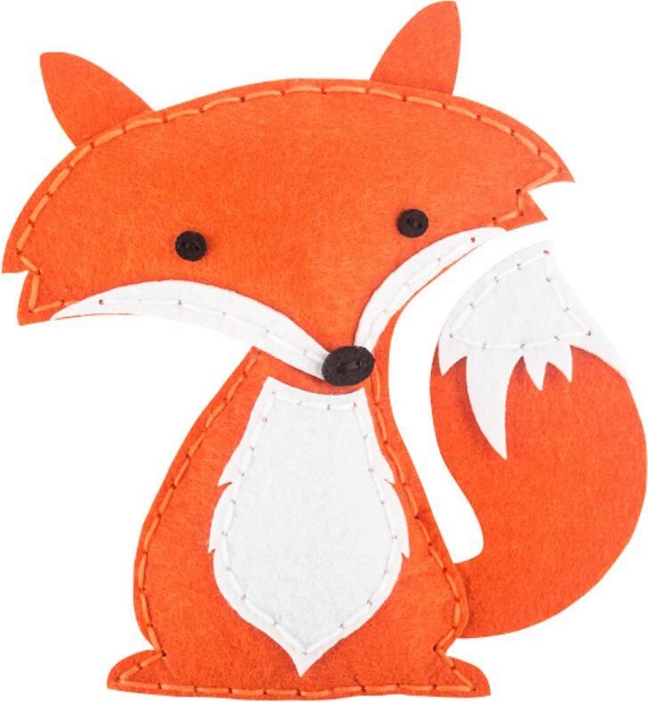Felt Sewing Kit Tube - Forest Friends