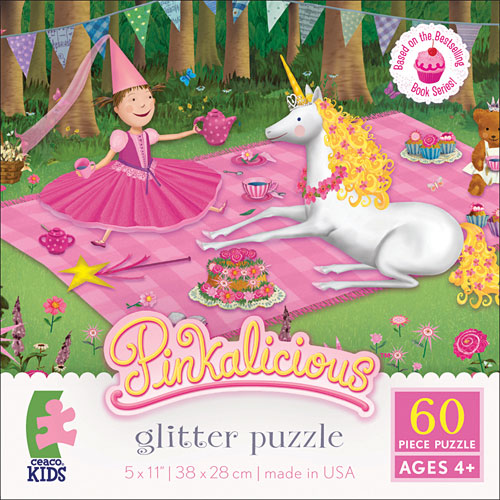 Pinkalicious Glitter Puzzle Assorted 60pcs