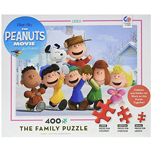 Ceaco Peanuts Movie, The Family Puzzle, 400 Piece
