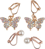 Boutique Butterfly Clip On Earrings