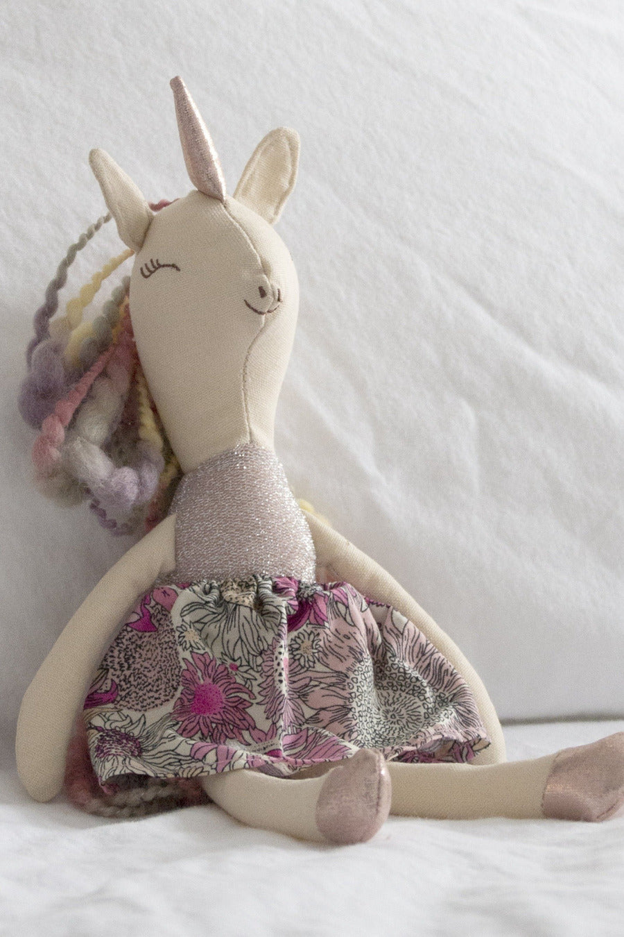 Lulu The Unicorn Doll, 12"