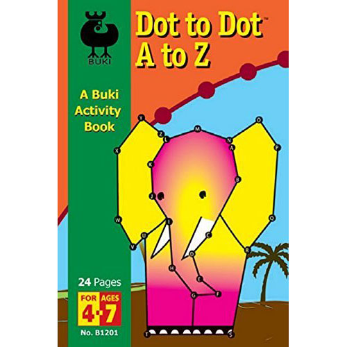 Buki Dot to Dot A to Z Activity Book