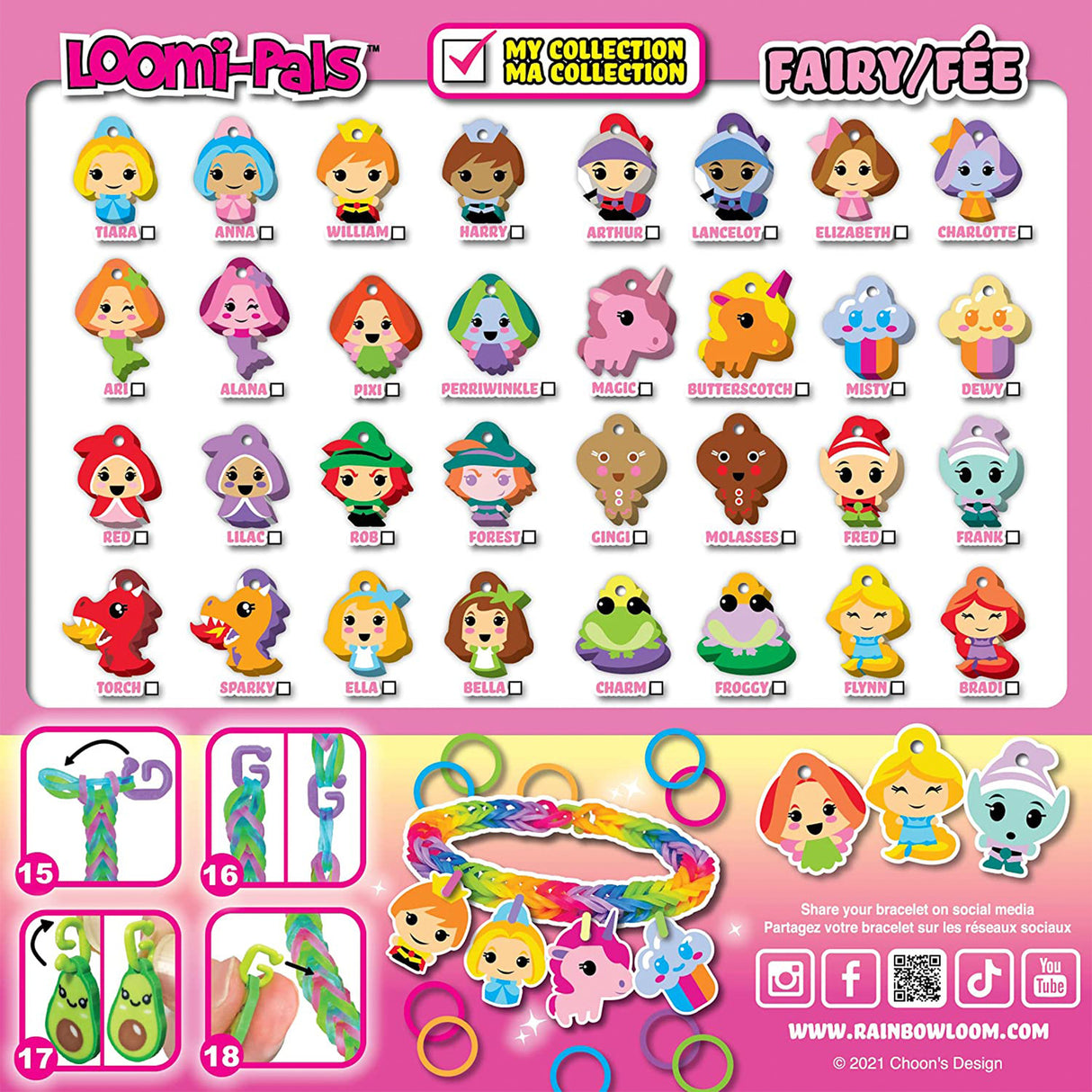 Loomi-Pals Collectible Charm Bracelet Kit - Fairy