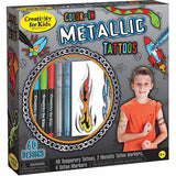 color in metallic tattoos