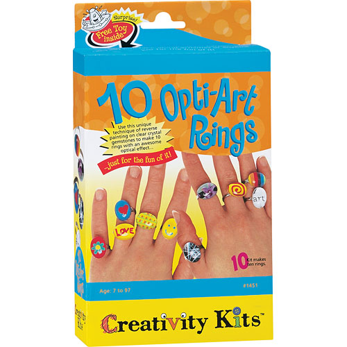 10 Opti-Art Rings