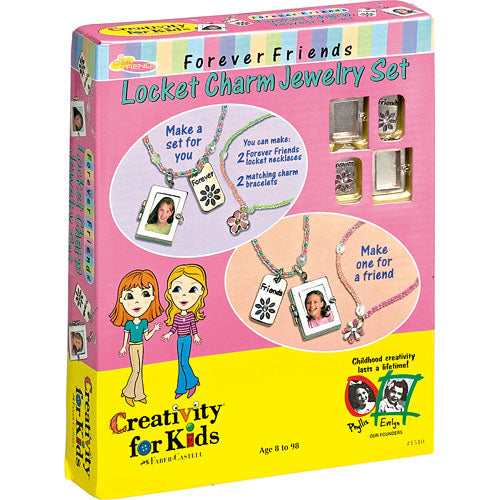 Locket Charm Jewelry Set