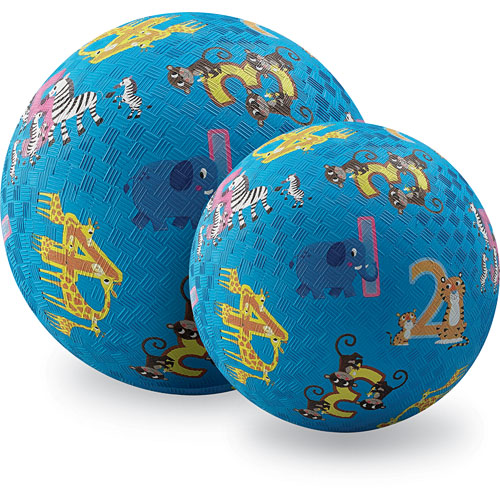 Crocodile Creek Dogs Red Playground Ball 7 inches