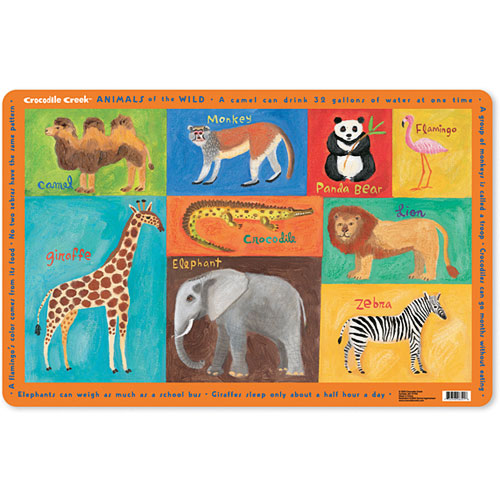 Placemat Wild Animals