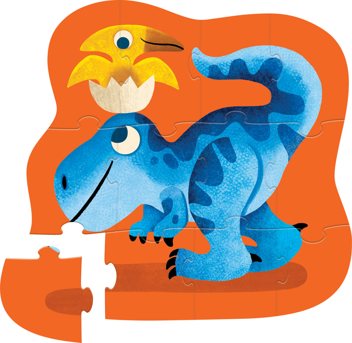 12-Piece Mini Puzzle - Dino Friends