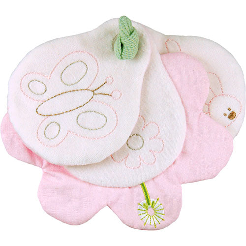 Dandelion Flower Book - Pink Organic Toy