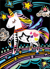 Scratch Art - 4 Magic Unicorns