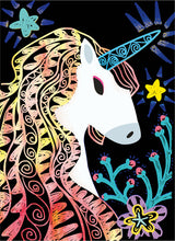 Scratch Art - 4 Magic Unicorns