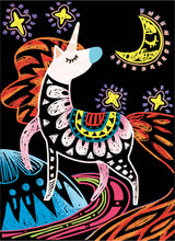 Scratch Art - 4 Magic Unicorns