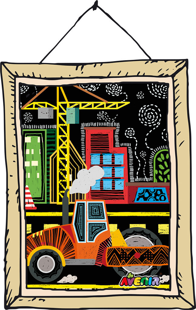 Scratch Art - Construction