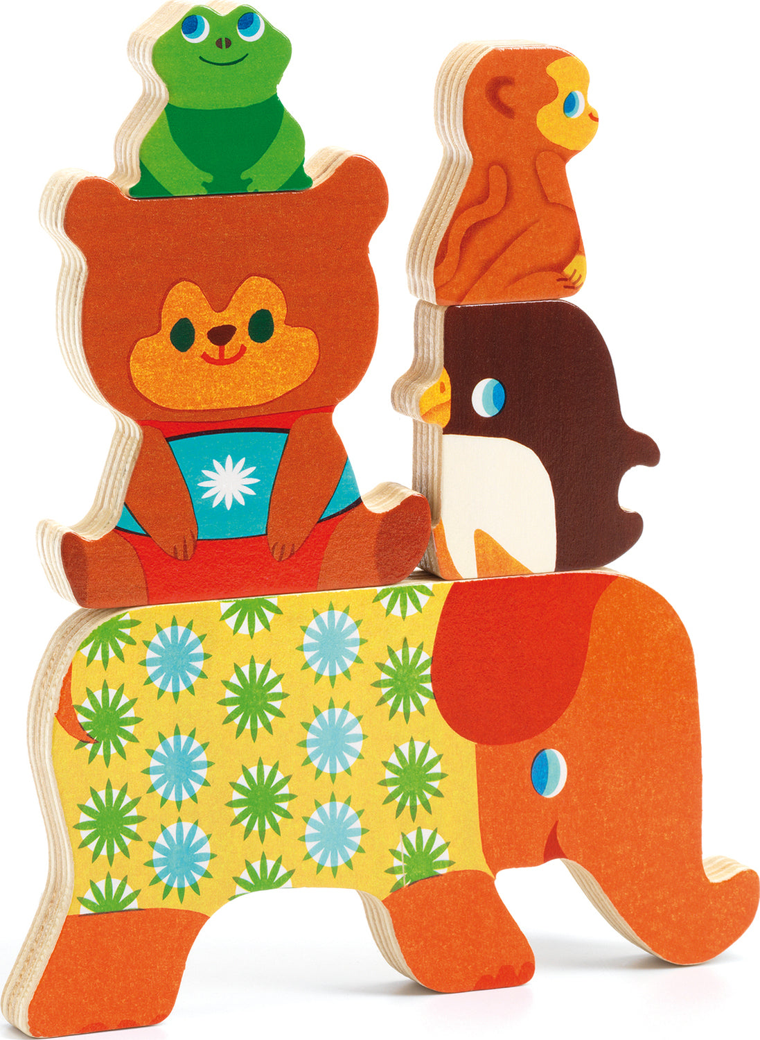 DJECO Woodypile Wooden Puzzle