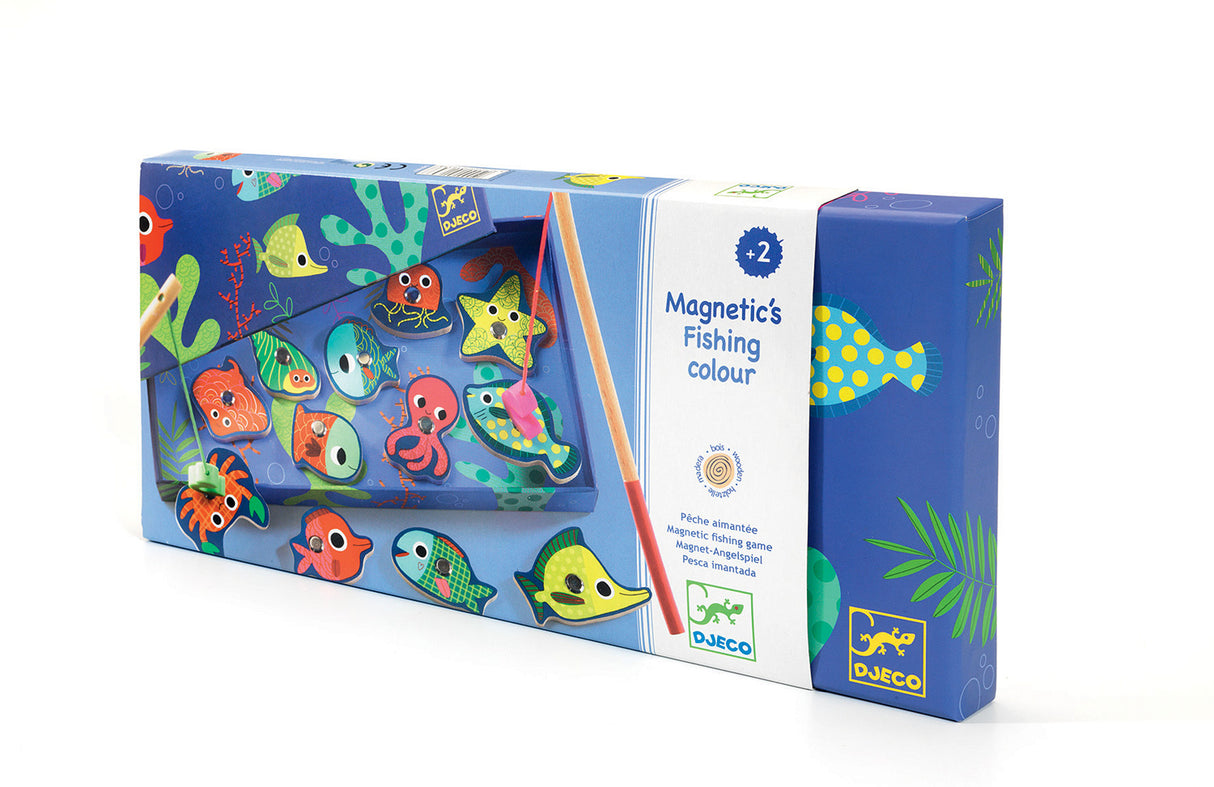 Wooden Magnetics - Fishing Color