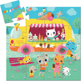 Mini Silhouette Puzzles - Ice Cream Truck - 16pcs