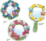 Djeco Pretty Flower Diy Mirrors Craft Kit