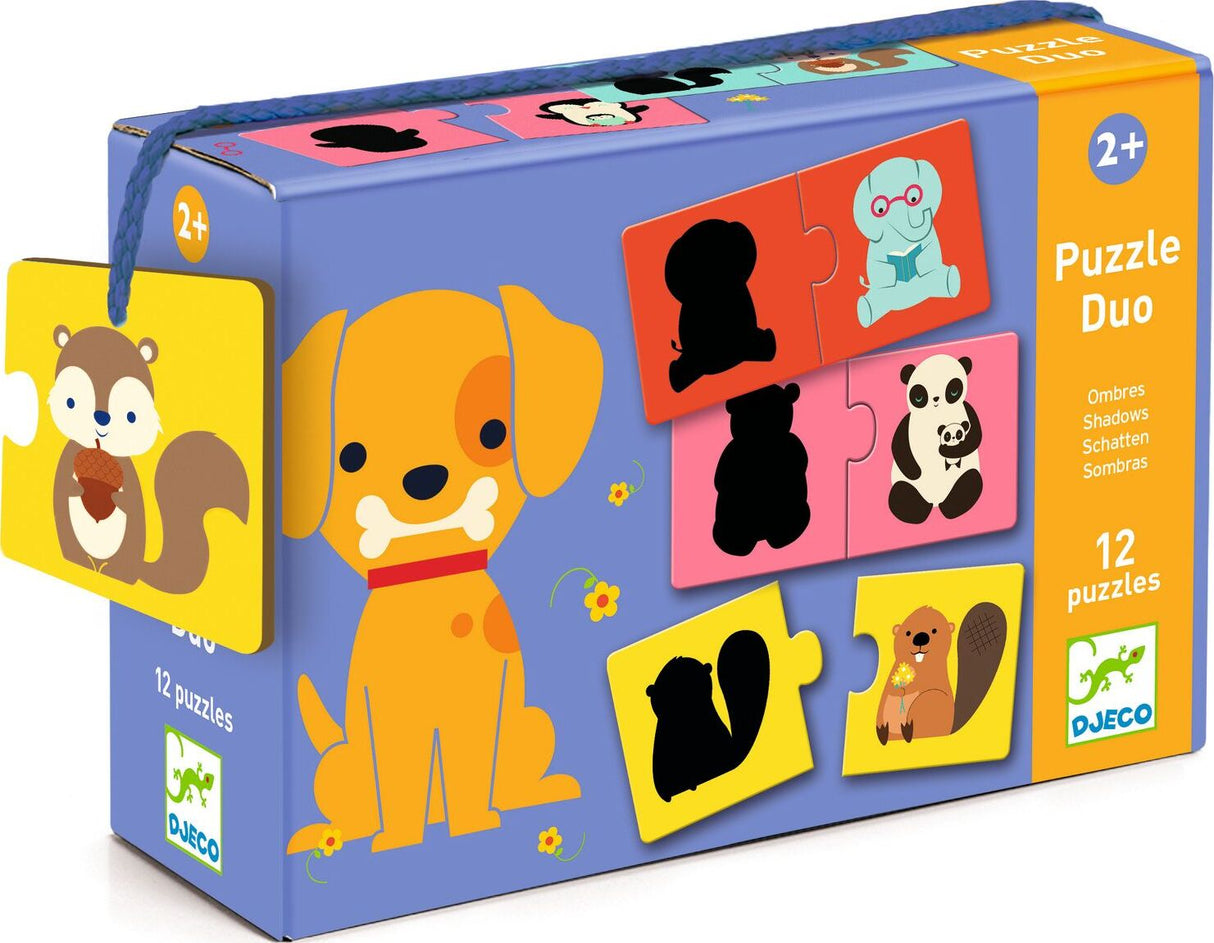 DJECO Shadows Puzzle Duo Matching Activity
