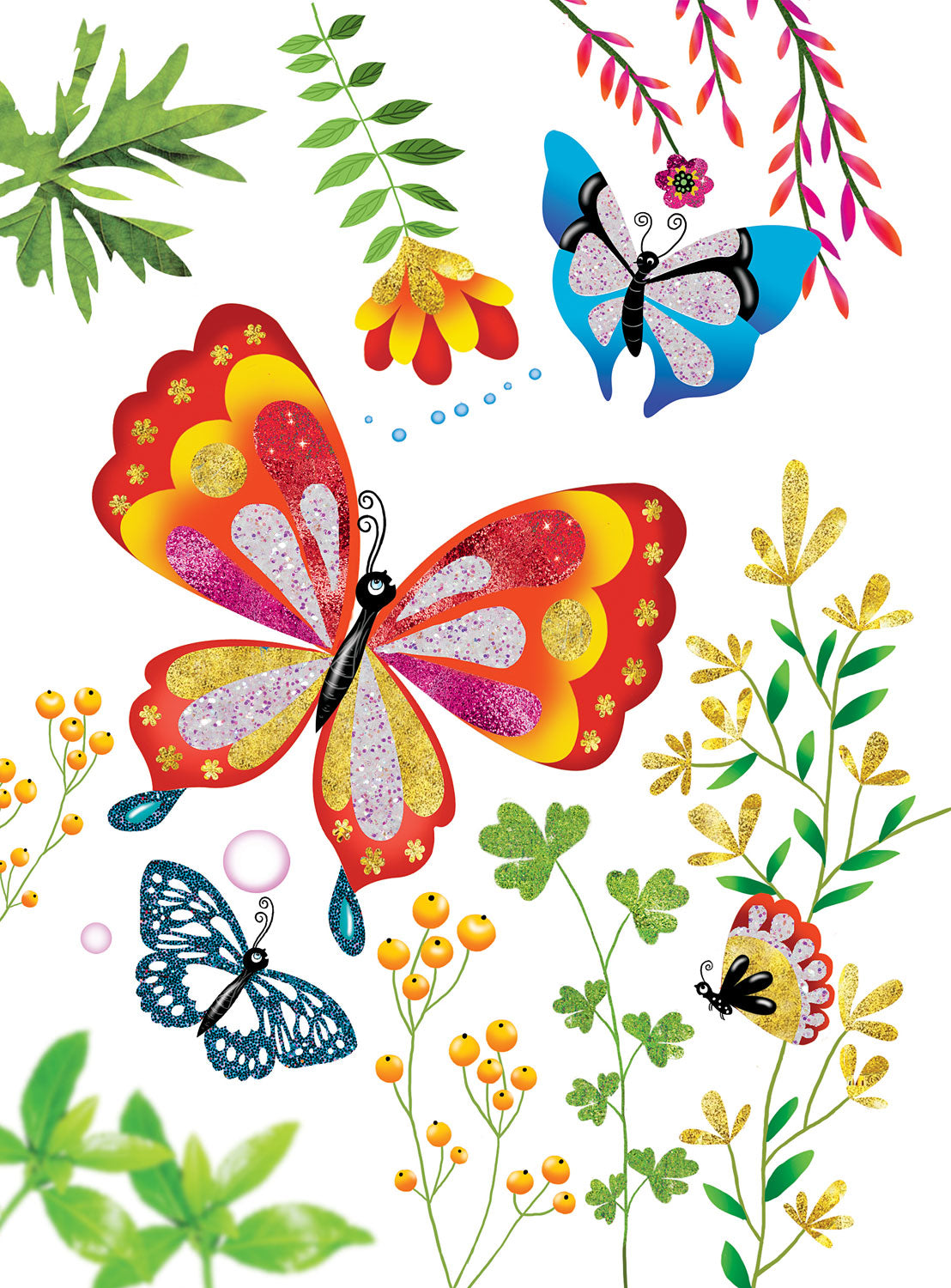 Glitter Boards - Butterflies