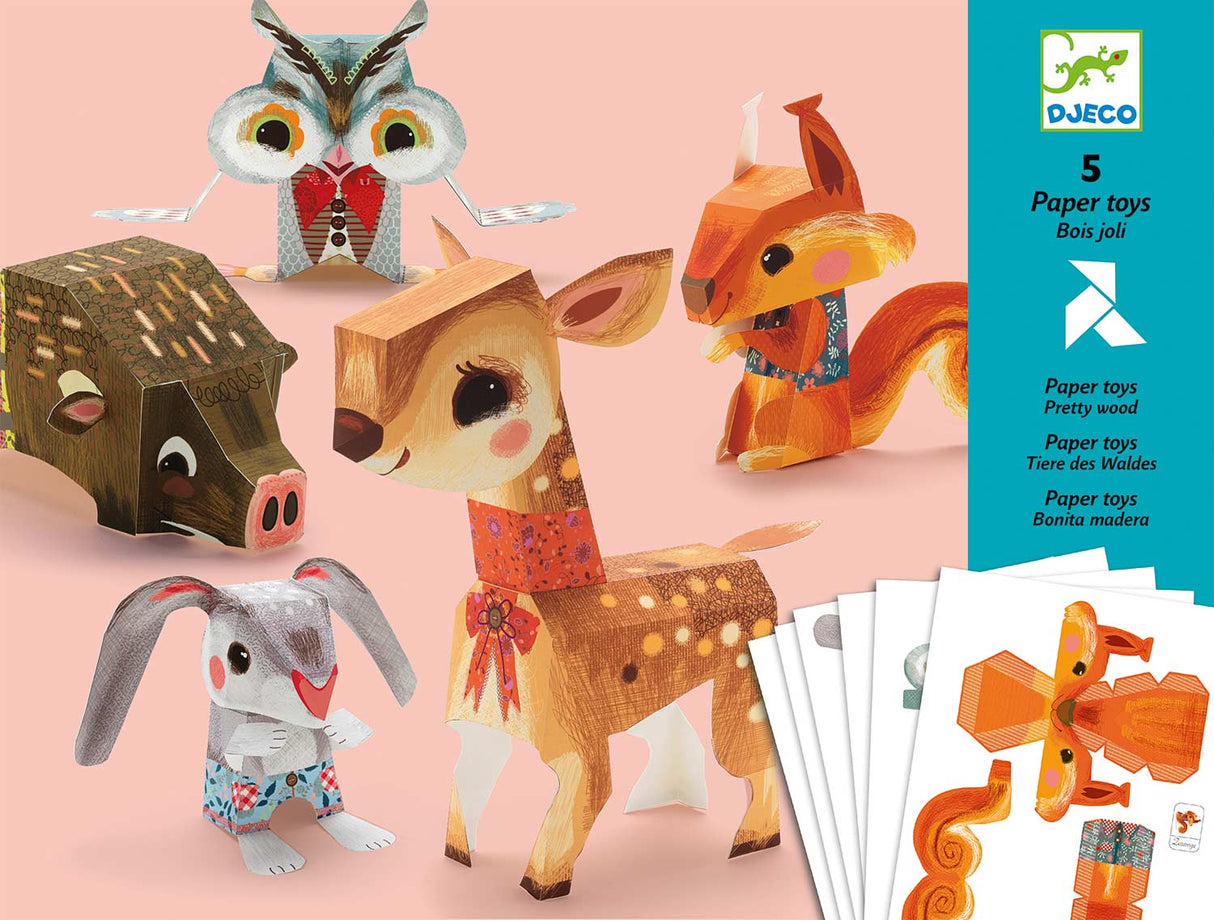 Paper Toys - Pretty Wood