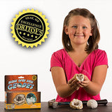 Discover with Dr. Cool Break Open 2 Real Geodes Find Crystal Treasure Kit
