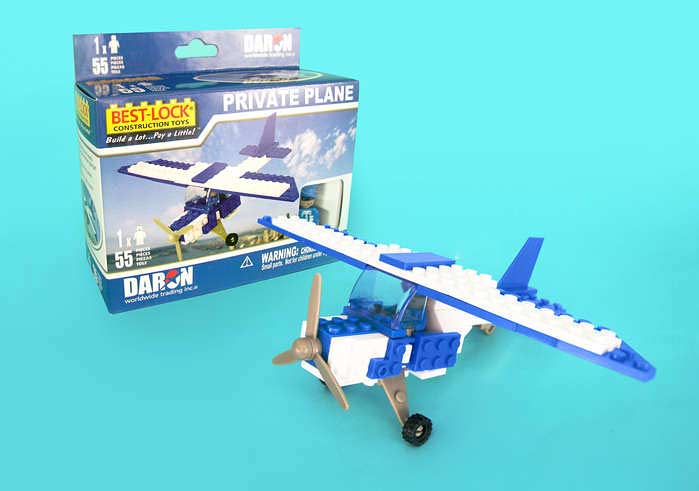 Private Plane 55 Piece Construction Toy