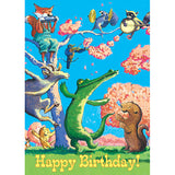 Dancing Animals and Blossoms