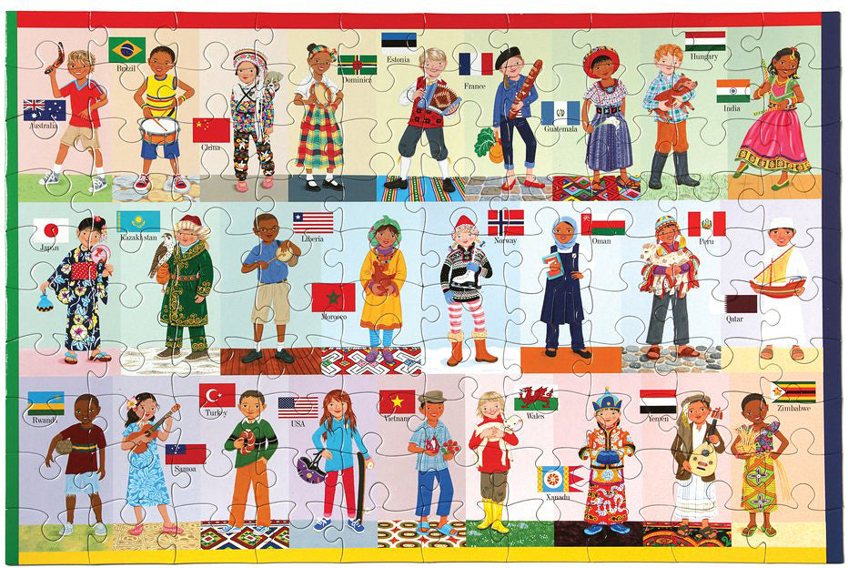Children of the World 100 Piece Puzzle
