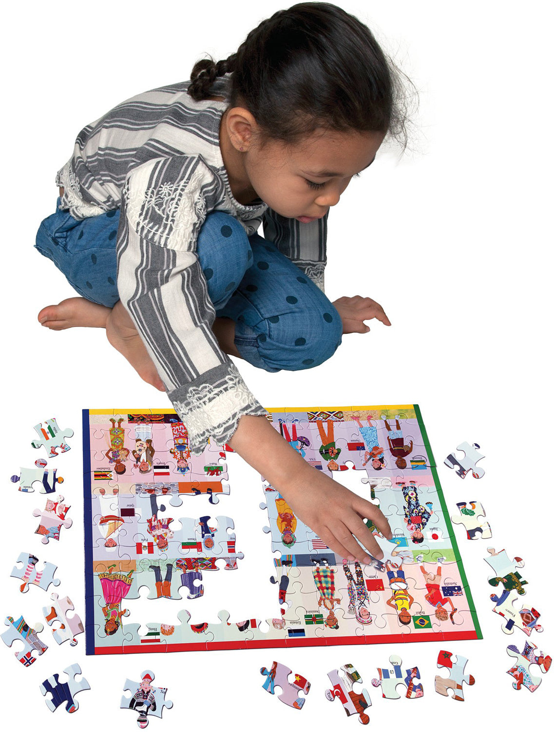 Children of the World 100 Piece Puzzle