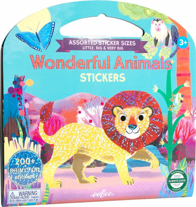 Wonderful Animals (shiny sticker book)