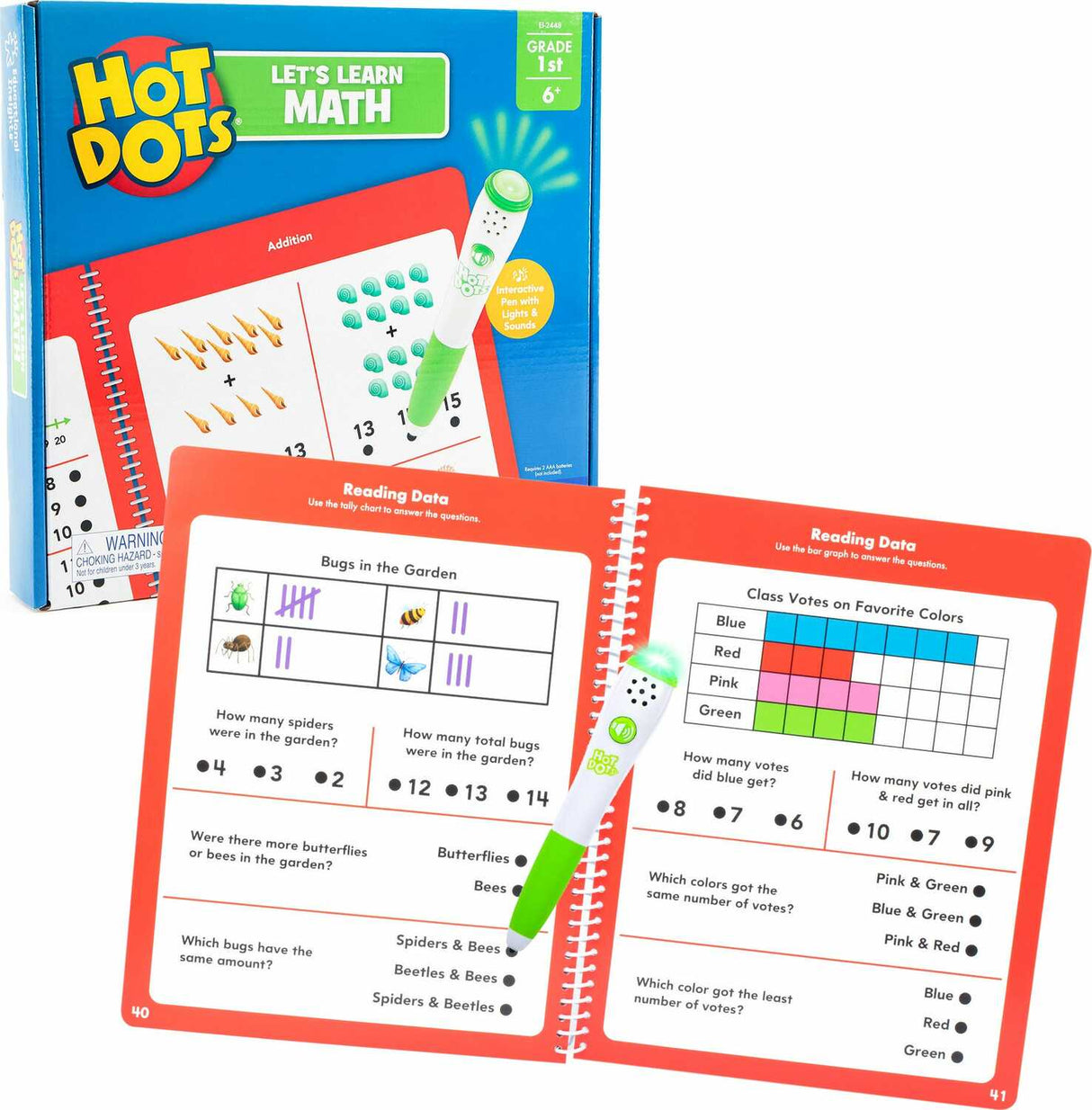 Hot Dots® Let's Learn Math - 1st Grade