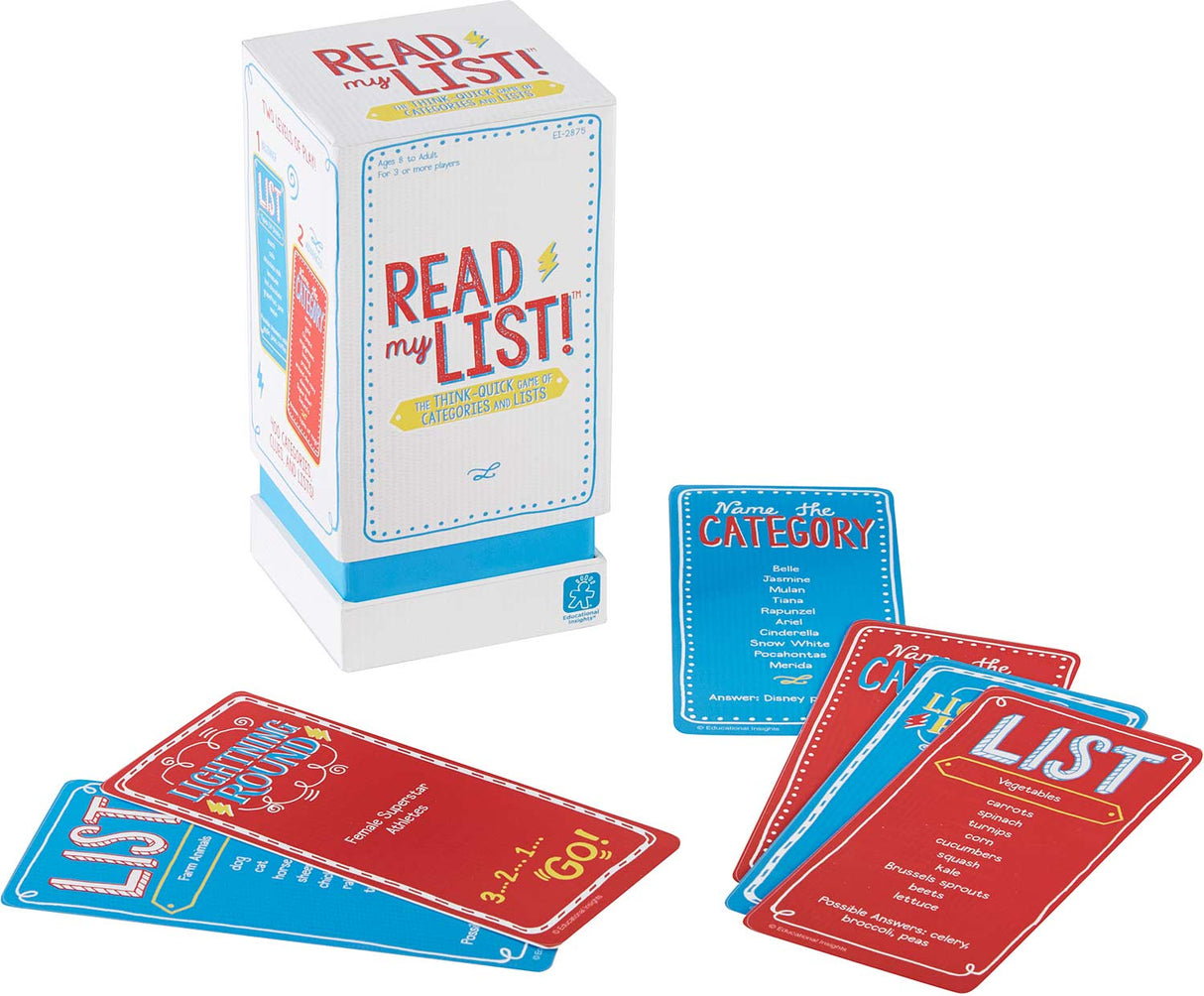 Read My List! Game