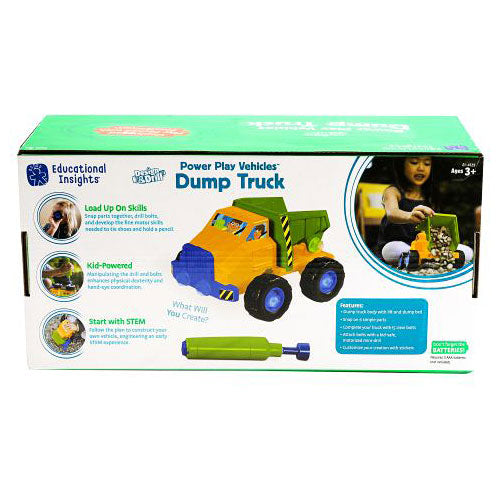 Design & Drill Power Play Vehicles Dump Truck