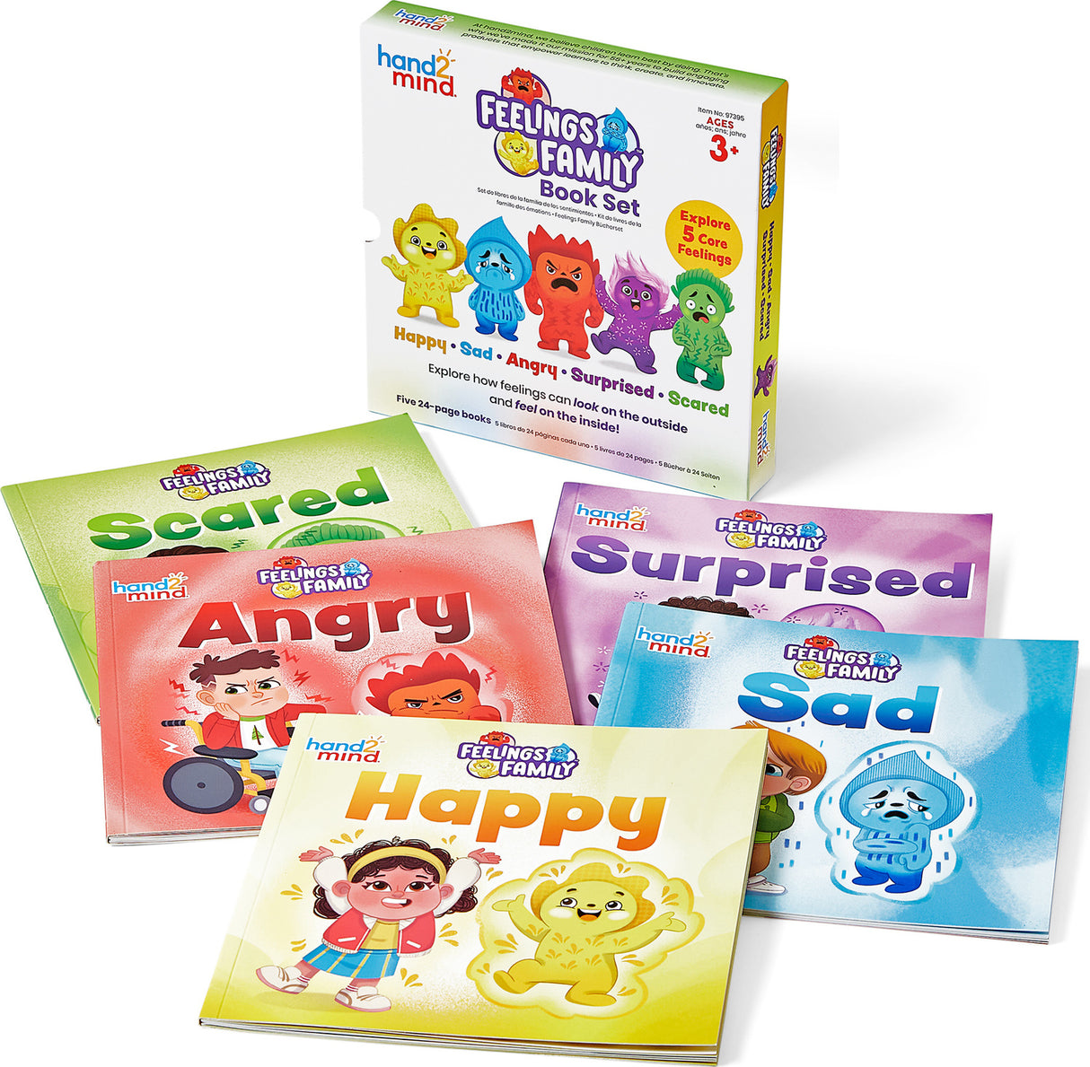 Feelings Family Book Set: Ha - Sa - An - Sc - Su