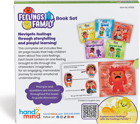 Feelings Family Book Set: Ha - Sa - An - Sc - Su