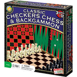 Checkers, Chess  Backgammon