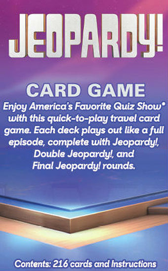 Jeopardy! Card Game