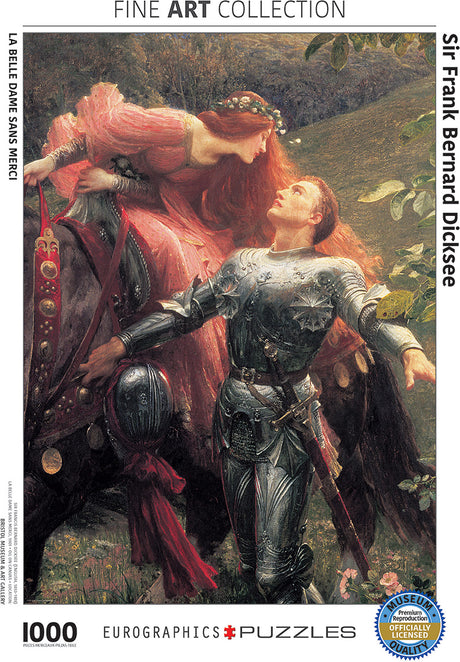 La Belle Dame Sans Merci By Sir Frank Bernard Dicksee 1000-piece Puzzle
