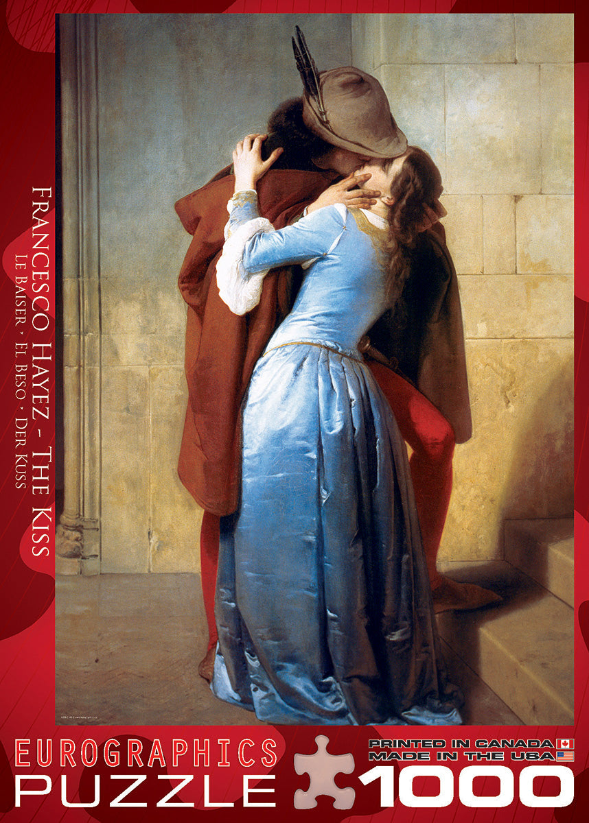 Academic, Baroque & Japanese Art Puzzles - The Kiss by Francesco Hayez