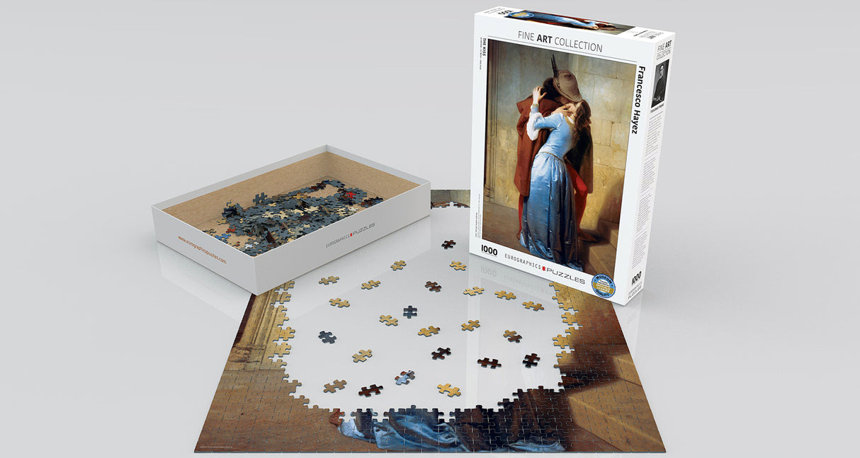 Academic, Baroque & Japanese Art Puzzles - The Kiss by Francesco Hayez