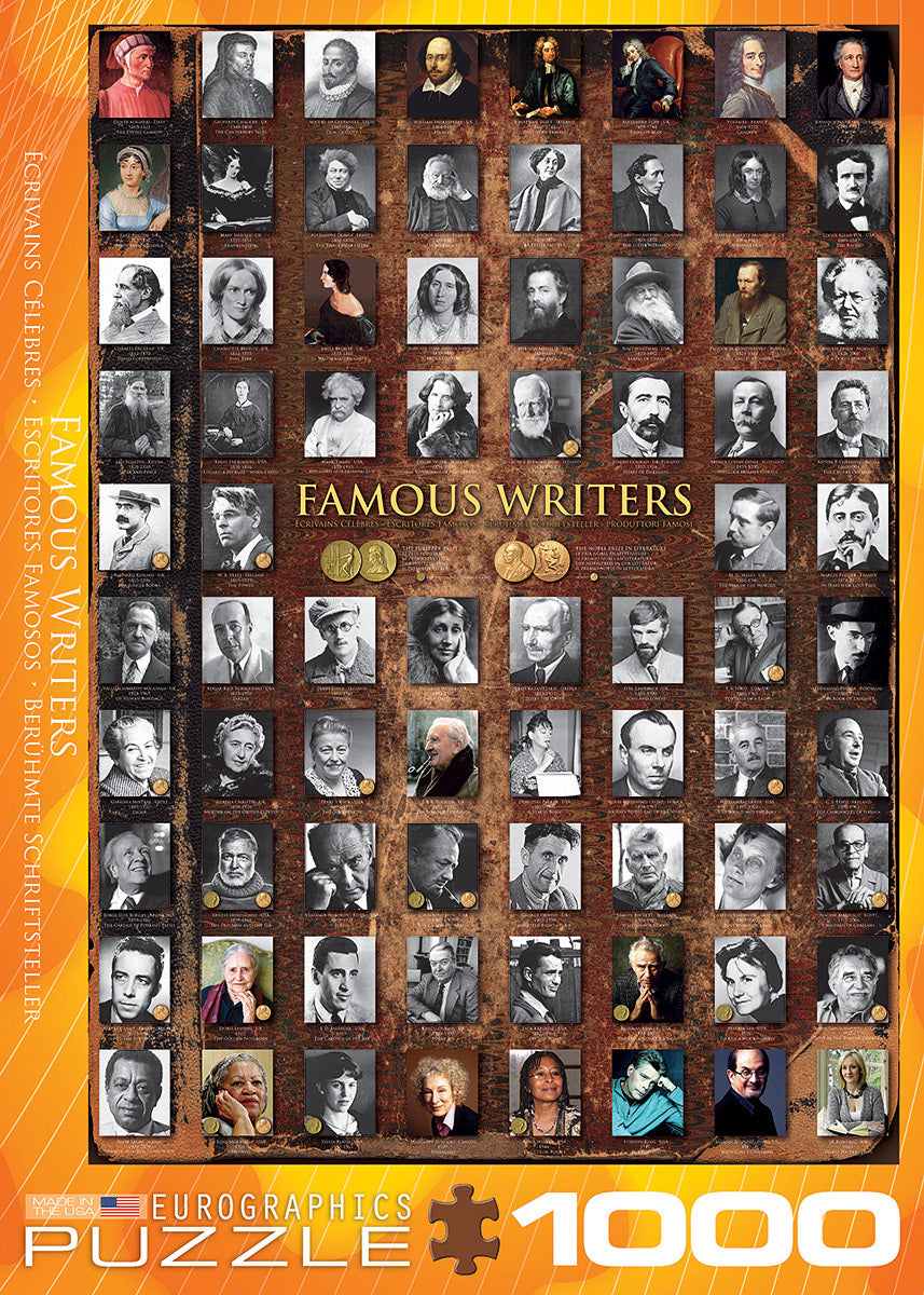 Famous Writers Puzzle 1000 pcs