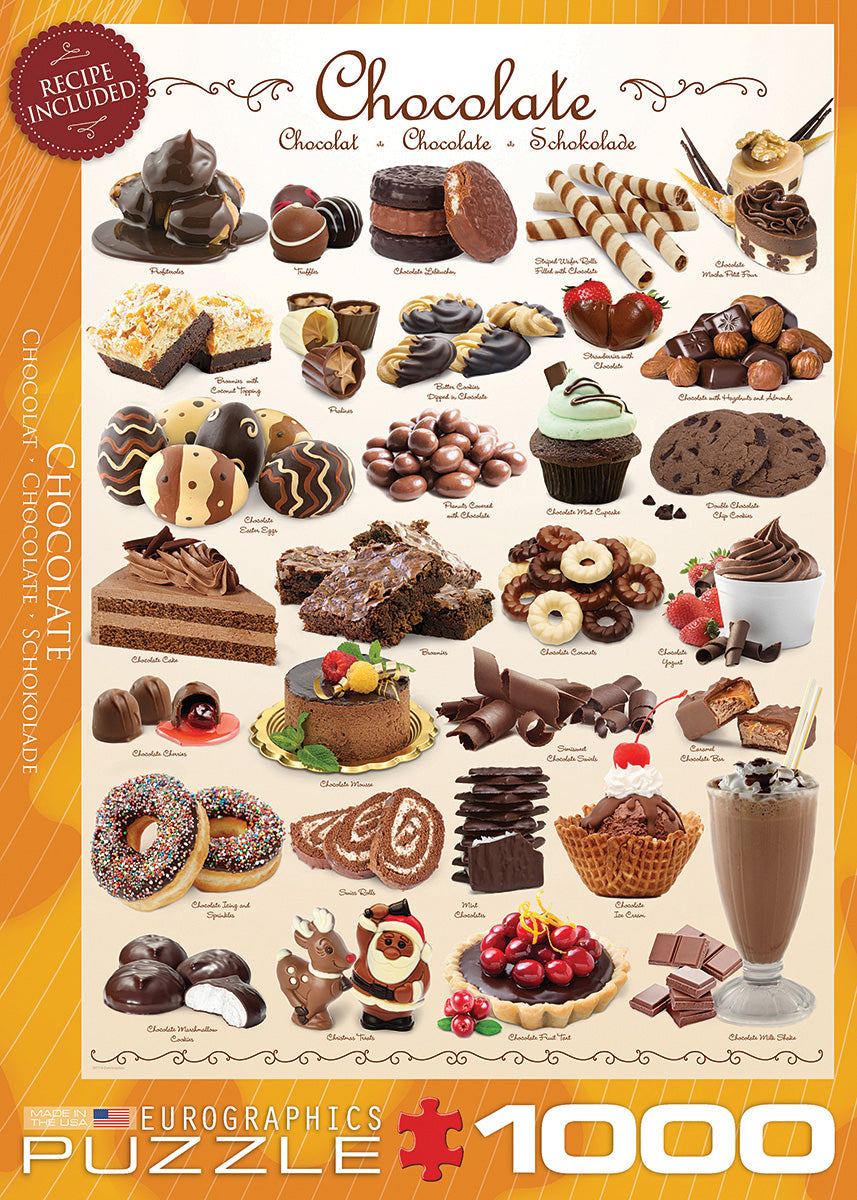 Chocolate 1000-Piece Puzzle